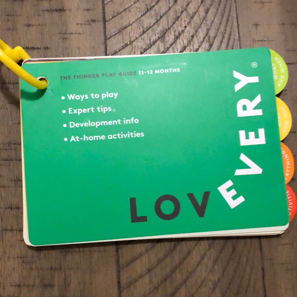 Lovevery The Thinker 11-12 Months Play Guide